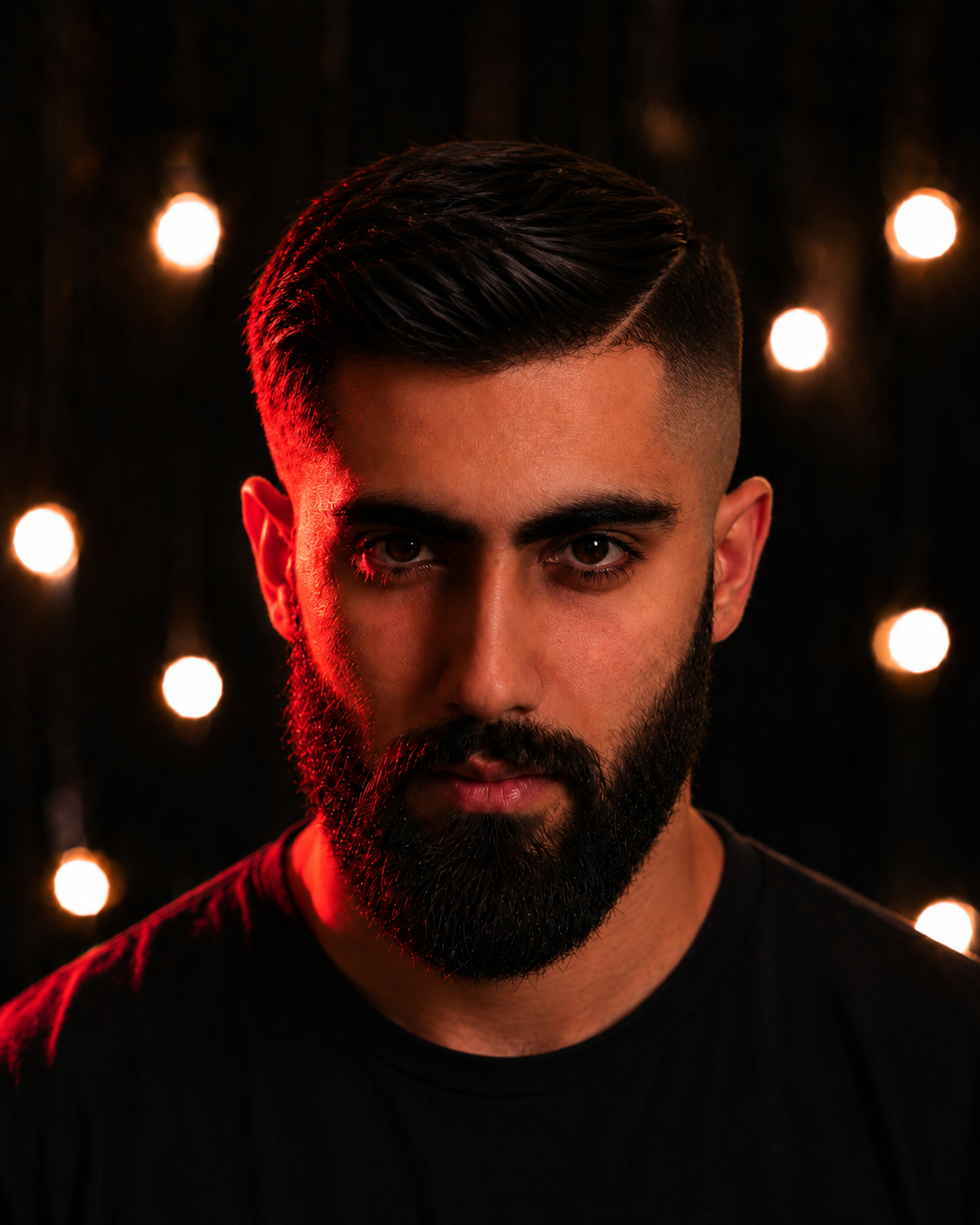 Homme coiffé et taillé prêt pour la cérémonie par Barber Concept Nantes